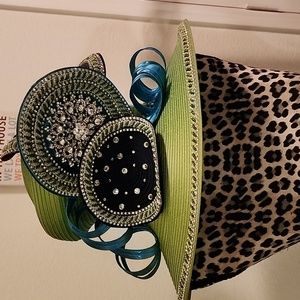 Women church hat with sequin